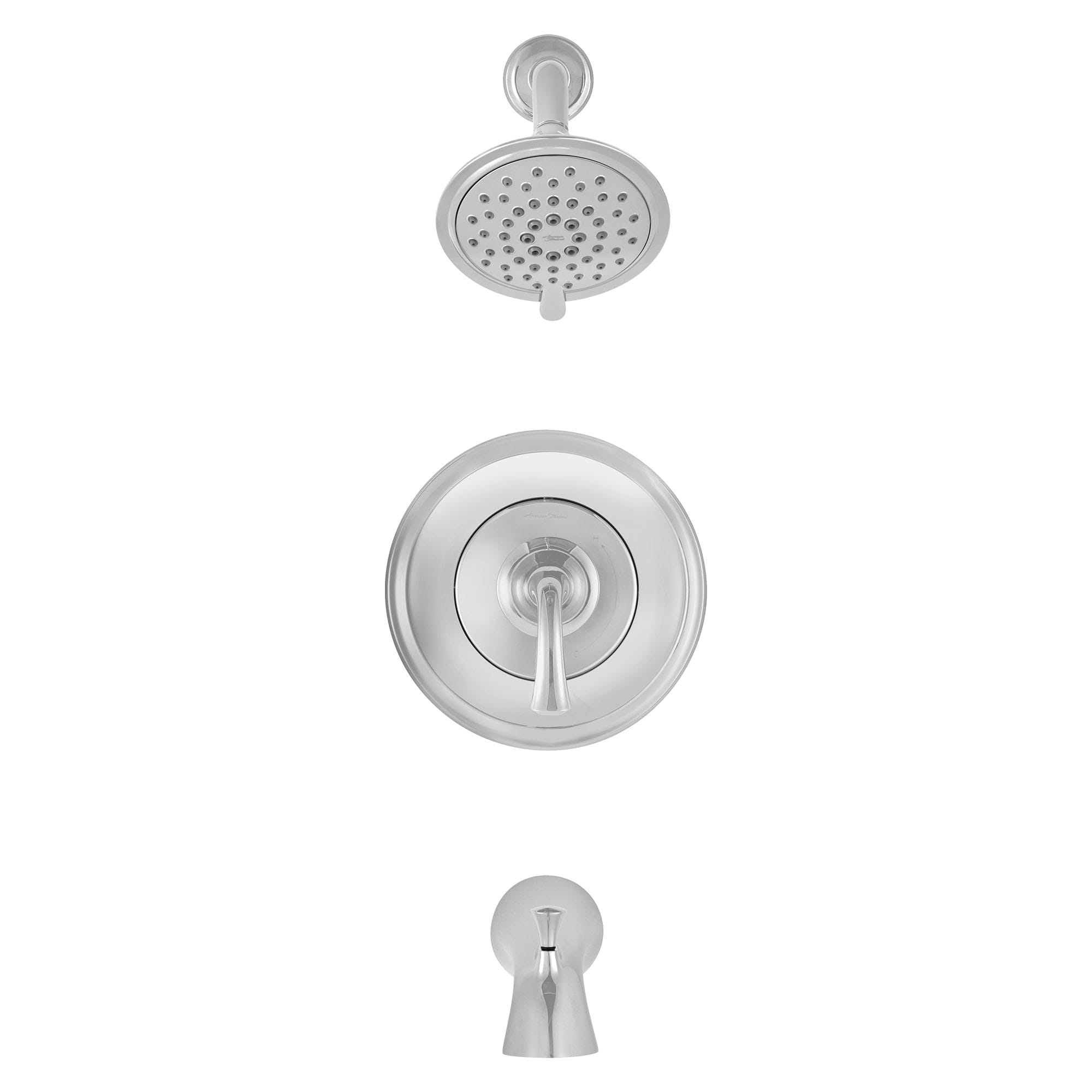 Patience 25 gpm 95 L min Tub and Shower Trim Kit With 3 Function Showerhead Double Ceramic Pressure Balance Cartridge With Lever Handle CHROME